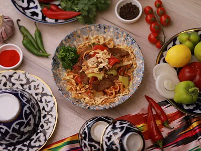 Qovurilgan lag‘mon