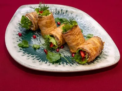 Баклажановый рулет