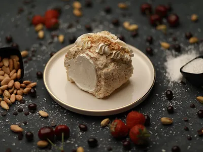 Меренговый рулет