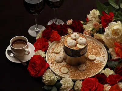 сюрприз карамельный с мороженым