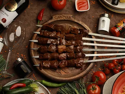 Jigar shashligi (1 dona)