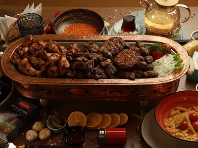 Гавҳар мангал ассорти (4 кишилик)